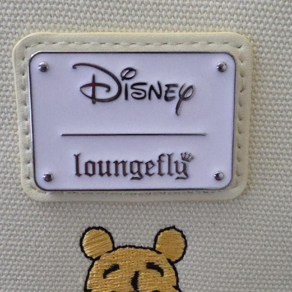 Loungefly Disney Winnie The Pooh Pale Yellow Backpack. NWT main image 6